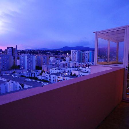 Appartement Rooftop 8 Personnes Grande Terrasse Avec Parking Quartier Aeroport Nice Exterior foto