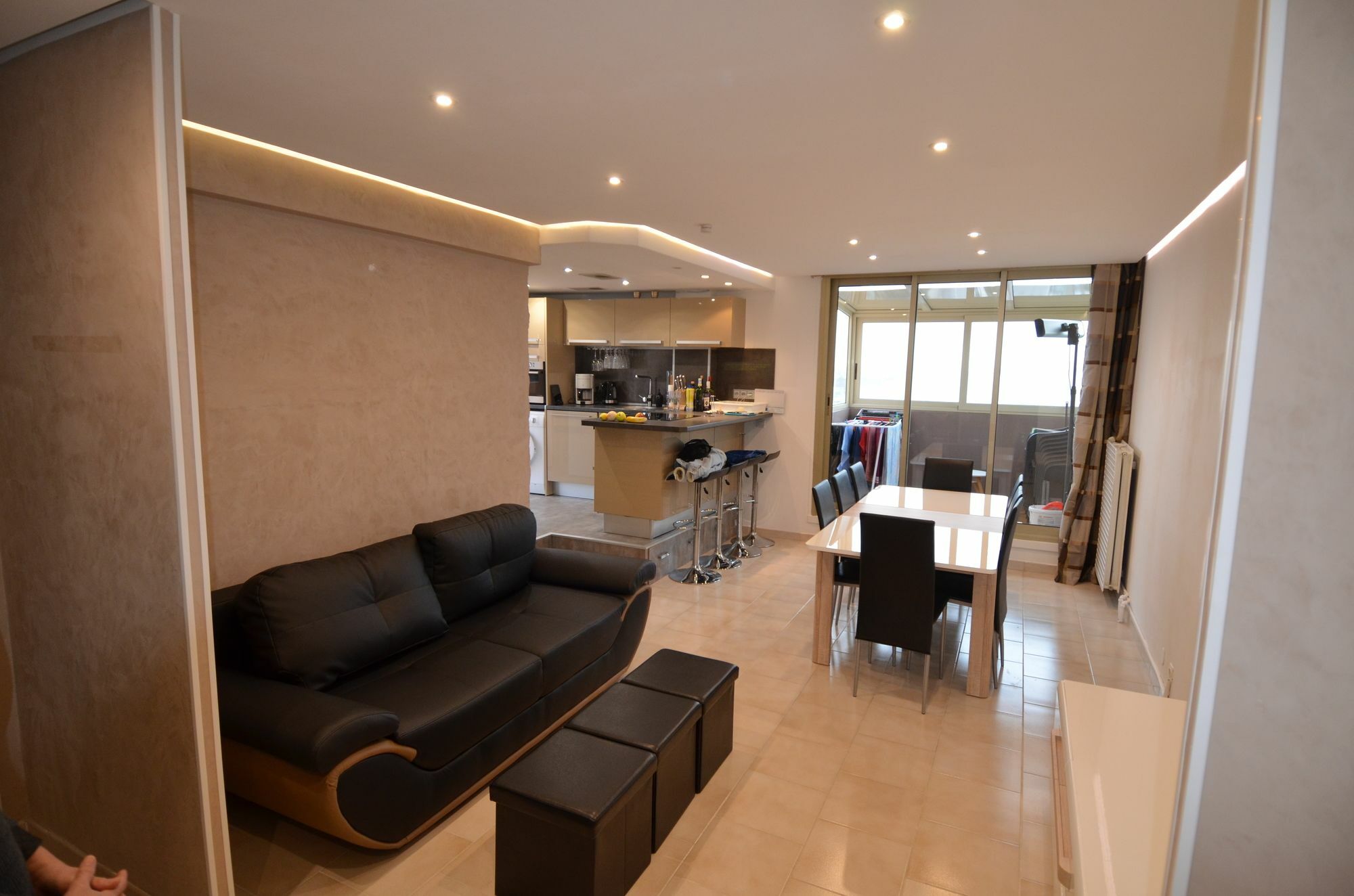 Appartement Rooftop 8 Personnes Grande Terrasse Avec Parking Quartier Aeroport Nice Exterior foto