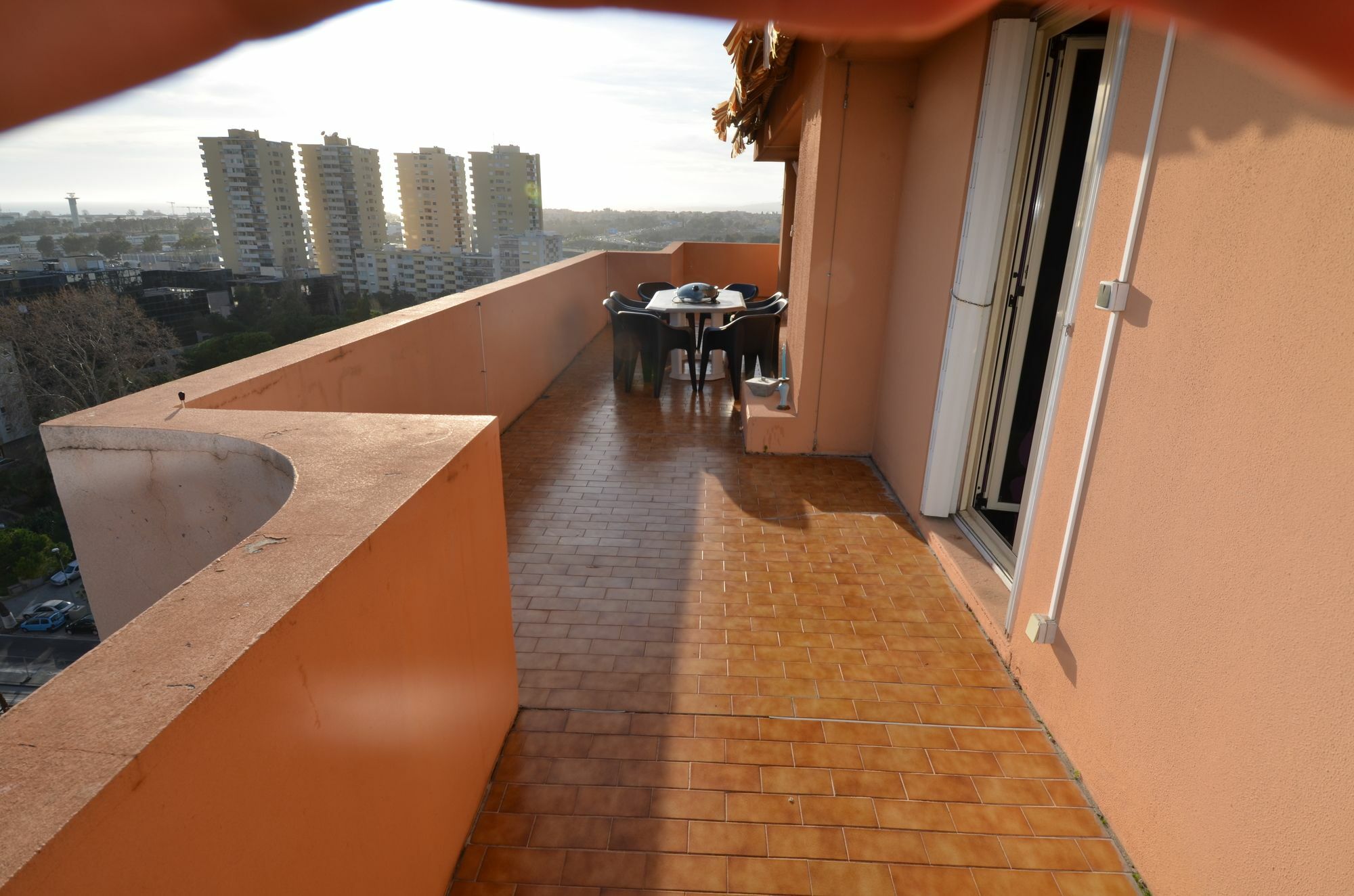 Appartement Rooftop 8 Personnes Grande Terrasse Avec Parking Quartier Aeroport Nice Exterior foto
